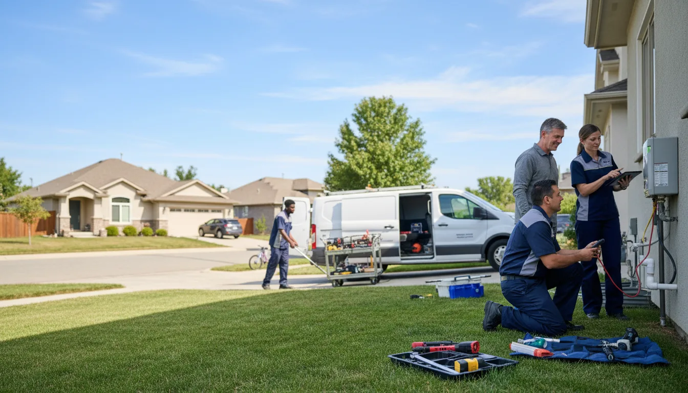 Tankless water heater service in Aristes, PA